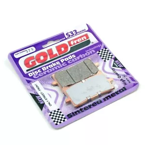 GOLDfren Brake Pads Sintered Front S33-379 for select Honda CBR650 & Africa Twin - Picture 1 of 3