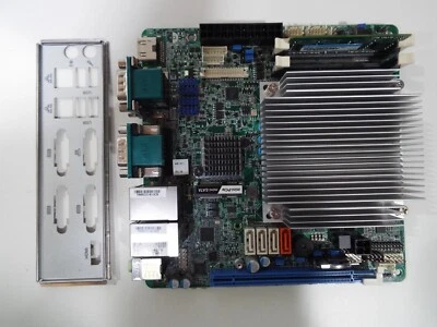 ASRock IMB-181-L Mini-ITX LGA1150 Q87 Motherboard + i3-4330TE CPU +RAM Server - Image 1 of 4