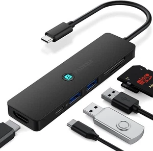 2025 Ultima Versione 7in1 Hub USBC,Mini Dongle Mac Adattatore Multiporta per MacBook - Foto 1 di 6