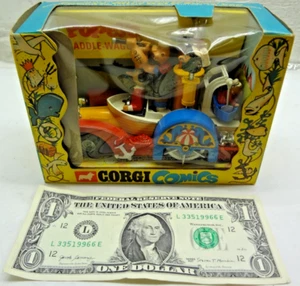 1967 POPEYE Paddle Wagon #802 Die Cast Corgi Comics w/ Original Box - FREE SHIP! - Picture 1 of 8