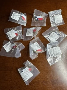 State of Texas TX Flag Lot Of 10 Bike Motorcycle Hat Cap Lapel PIN Brand New - Picture 1 of 3