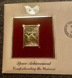 Post Stamp Covers with GOLD STAMP KENNEDY SPACE CENTER 1981 Comprehending Univ - Picture 1 of 5