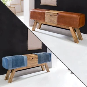 Sitzbank Turnbock Klappfach Hocker Turnhocker Garderobenbank Sitzhocker Turnbank - Bild 1 von 7