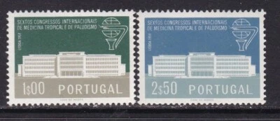 PORTUGAL - 1958 - YVERT 836/837 - Congreso Internacional Medicina  - MNH - Imagen 1 de 2
