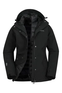 Mountain Warehouse Alaskan Women's 3 in 1 Short Jacket Ladies Waterproof Coat - Picture 1 of 33