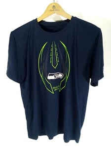Nike Seattle Sea Hawks T-Shirt Dri Fit Stretch Blau Herren Large - Bild 1 von 3