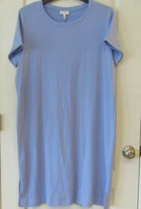 Jessica Simpson Textured Short Sleeve Midi Dress Blue Women's Sz XXL NWT - Picture 1 of 2