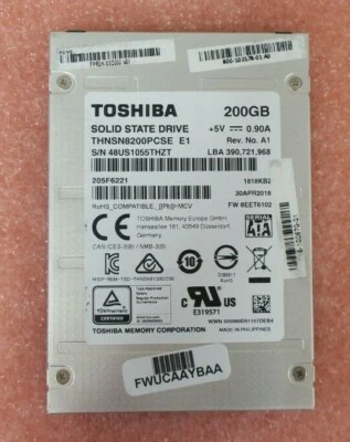 Cisco FPR2K-SSD200 200GB 2.5" SATA 6Gb/s Enterprise RI Solid State Drive SSD  - Image 1 of 4