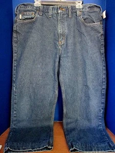 CARHARTT Relaxed Fit DENIM BLUE JEANS~Medium Wash~Men's 44 x 30 - Picture 1 of 3