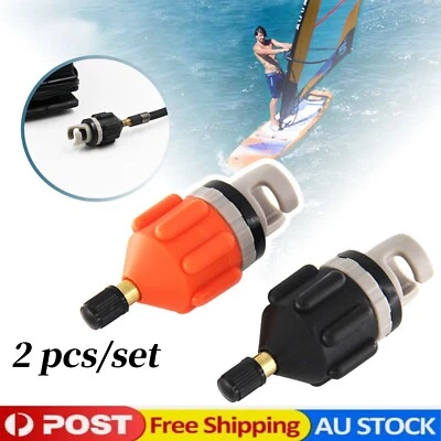 2pcs Sup Electric Pump Adaptor Inflatable Boat Accessory Paddle Board Air Valve - image 1 of 4