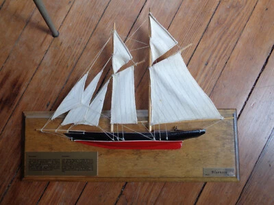 Leclerc Bluenose Rigged Half Hull Schooner - Image 1 of 4