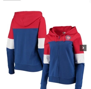 MLB Chicago Cubs Women’s Full Zip Hoodie Sweater Small - Picture 1 of 14