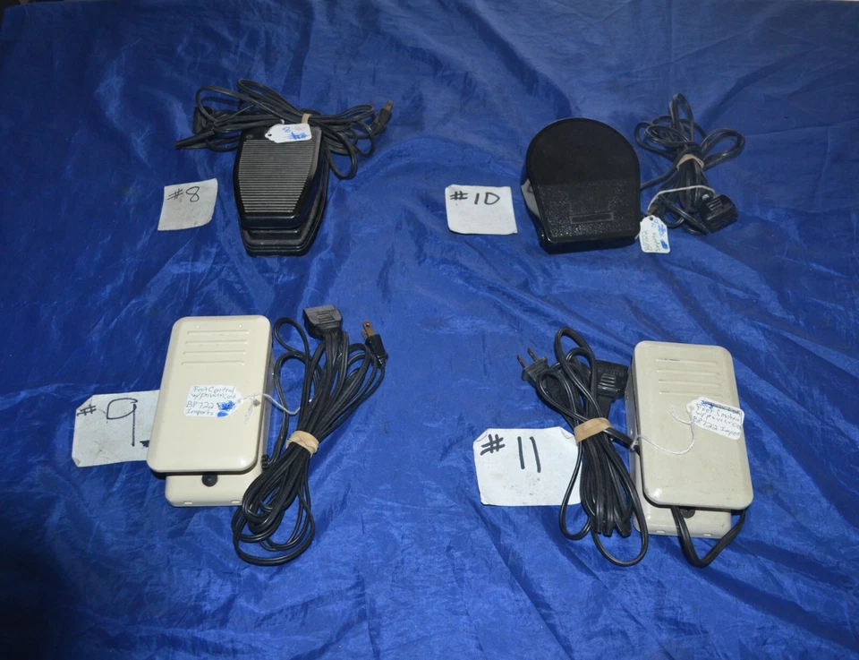 FOOT CONTROLS W/ DOUBLE LEAD CORD BP722 KENMORE SEWING MACHINES USED - Image 1 of 1
