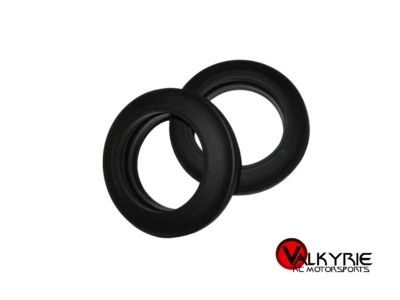 Proline Front Tires Fits Associated RC10 AYK Cox & Kyosho Rubber Black (2) 016-F - Image 1 of 2