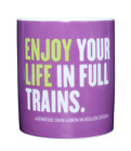 "Enjoy your life in full trains" Tasse ca. 9,5 cm Depesche Verlag | Kaffee, Tee