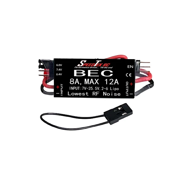 SpeedTek RC 12 Amp Adustable BEC - Image 1 of 3