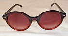 Sito Dixon Rosewood Tort Unisex UV 100 Retro Classic Round Sunglasses