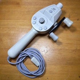 Sega Dreamcast DC ASCII Fishing Rod Controller HKT-8700 Working