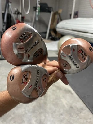 Tommy Mann Bumber Driver 10.5 Degree, 3, And 5 Wood. Steel Shafts - Image 1 of 4