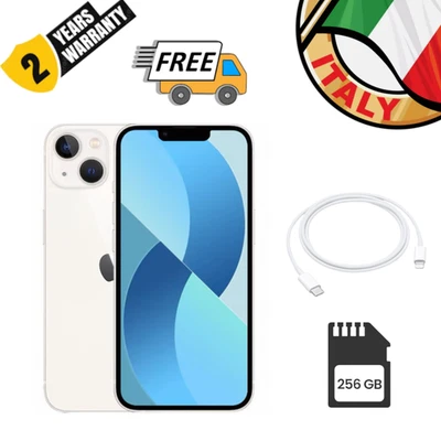 NUOVO Apple iPhone 13 mini - 256GB - Bianco (Sbloccato) ✔️ Garanzia 24 MESI - Immagine 1 di 4