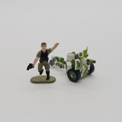 Micro Machines Military Anti-Tank Gun Galoob LGTI 1994 Includes Soilder - Image 1 of 4