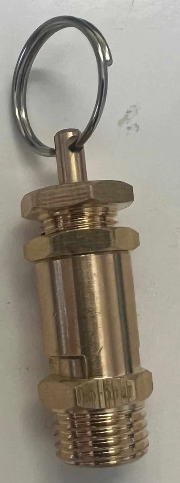 PRESSURE RELIEF VALVES ADJUSTABLE BRASS 1/4 BSP - image 1 of 1