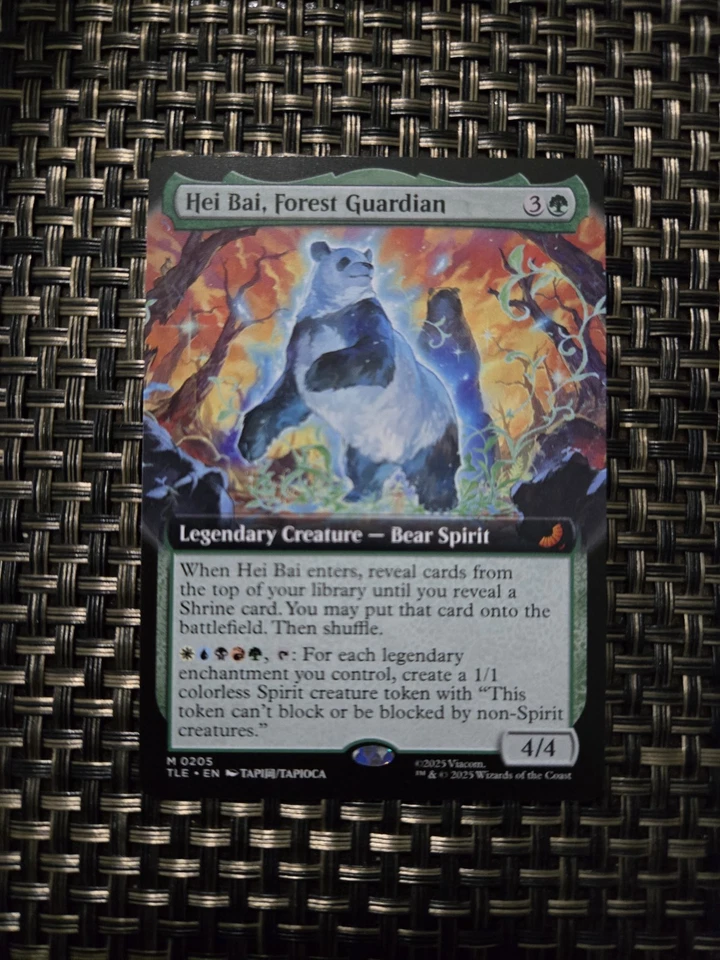 Avatar The Last Airbender Hei Bai, Forest Guardian 0205 Extended Art Mythic Foil - Image 1 of 1
