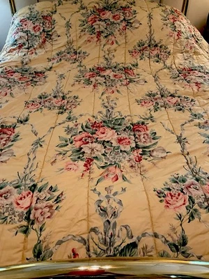 Ralph Lauren редкая Evelyn королева кровать одеяло EUC 92 x 96 - Изображение 1 из 4