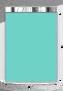 100 buste per spedizioni Aqua Poly buste imballaggio premium 10x13 venditore USA - Foto 1 di 3
