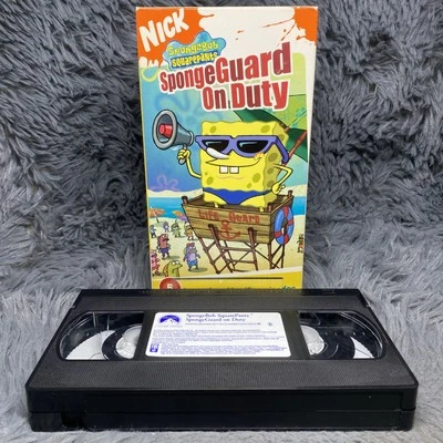 SpongeBob SquarePants - Spongeguard on Duty VHS Tape 2004 Nickelodeon Cartoon - Image 1 of 4