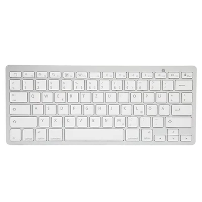 Bluetooth Keyboard - QWERTZ German Layout, Slim, Silent, Stable Connection fo... - Image 1 of 4