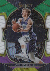 2022-23 SELECT BASSKETBALL LAURI MARKKANEN MULTI COLOR PRIZM #45
