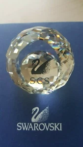 SWAROVSKI SCS 1992 MITGLIEDER ERNEUERUNG "SCHWARZER SCHWAN BRIEFBESCHWERER" OHNE BOX - Bild 1 von 2