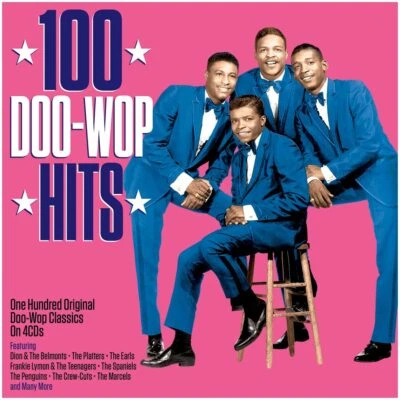 100 Doo-Wop Hits 4-CD NEW SEALED Earls/Spaniels/Penguins/Crew-Cuts/Del-Vikings+ - Image 1 of 4