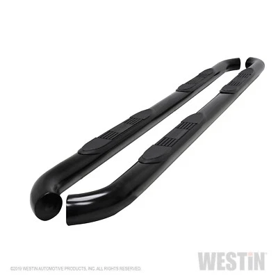 Westin E-Series 3 Nerf Step Bars Black Powder Coat Fits 19-21 Ford Ranger - Image 1 of 4