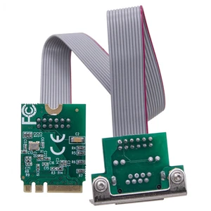 M.2 Network Card Single Port RJ45 M.2 A+E Ethernet Adapter for Windows Linux AU - Picture 1 of 10
