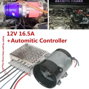35000 U/min 12 V 16,5 A elektrische Turbine Power Turbo Ladegerät mit automatischer Steuerung - Bild 1 von 12