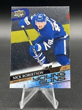 2020-21 Upper Deck Young Guns Silver Foil Nick Robertson #237 Rookie RC