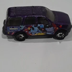 1998 MATCHBOX FORD EXPEDITION BLUES CLUES BLUE UNIVERSITY 1:64 DIECAST TRUCK 101 - Picture 1 of 6