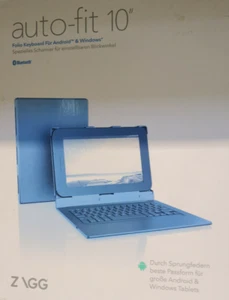 ZAGG Bluetooth TAB Teclado Funda Coche Fit 10'' 10 pulgadas Samsung... - Imagen 1 de 10