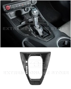 For 24-Up Ford Mustang Carbon Fiber Tape On Automatic Gear Shift Trim Cover - Picture 1 of 22