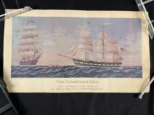 The Christmas Mail by C.S Raleigh 1879 Print - Picture 1 of 5