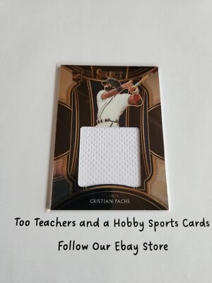  2021 PANINI Select JERSEY  RC ROOKIE CHRISTIAN PACHE BRAVES - Image 1 of 3