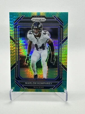 Marlon Humphrey 2022 Panini Prizm Green  /175 Baltimore Ravens - Image 1 of 2