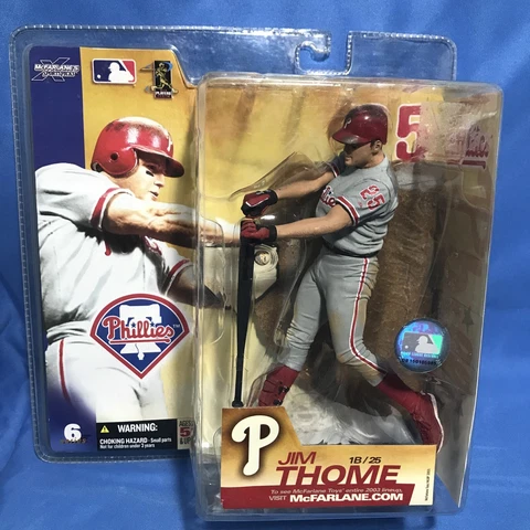 Jim Thome • McFarlane Series Figure 2003 Philadelphia Phillies Gray Uniform Cover