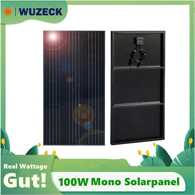 Photovoltaik 100W Monokristallin Solarmodul Flexibl Solarpanel 100Watt Wohnmobil • 89.48€