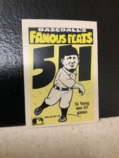 1986 Fleer Baseball's Famous Feats MLB Cards! You Choose! You Pick!