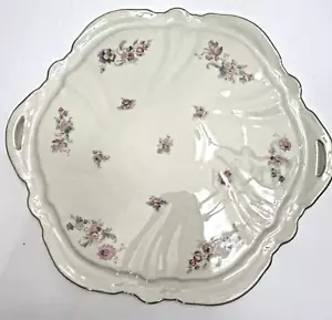 Elfbein Rosenthal Kronach Germany Lombul Kuchenteller Platte 14" mit Griffen - Bild 1 von 5