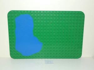 Lego duplo platte 16x24 grün blau Teich wasser (NR.83) 2. WAHL - Bild 1 von 2