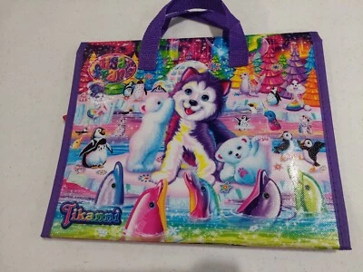 Estuche de arte Lisa Frank Tikanni 2020 triple cartera carpeta Husky cachorro almacenamiento Foto 1 de 4
